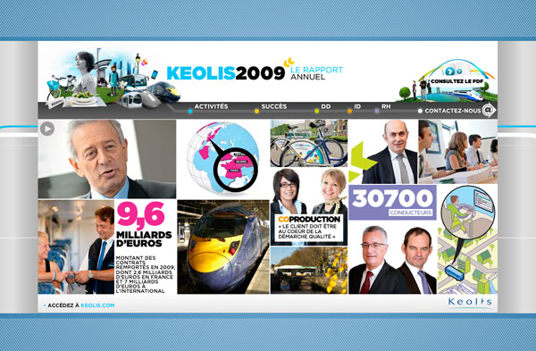 Keolis rapport annuel 2009